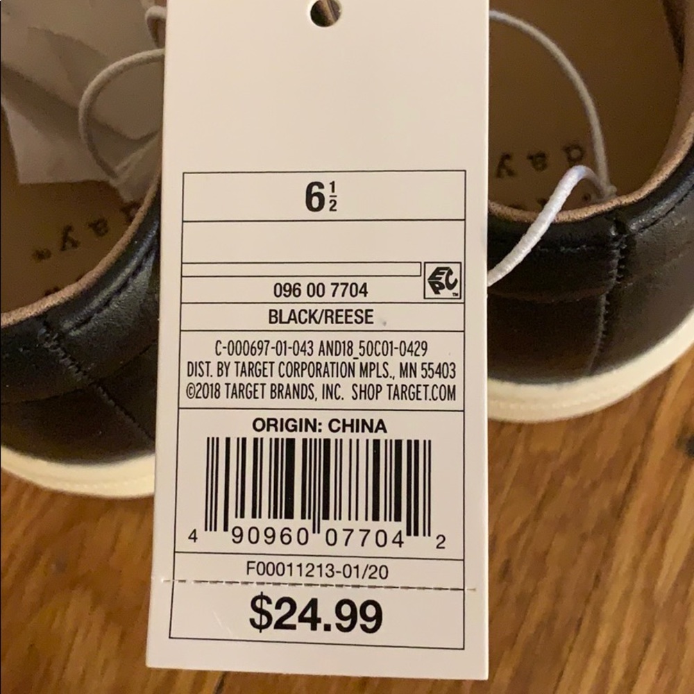 NWT A new day Black Sneakers - Picture 7 of 10